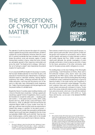 The perceptions of Cypriot youth matter