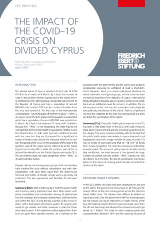 The impact of the Covid-19 crisis on divided Cyprus