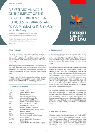  A systemic analysis of the impact of the COVID-19 pandemic on refugees, migrants, and asylum seekers in Cyprus