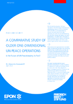 A comparative study of older one-dimensional UN peace operations