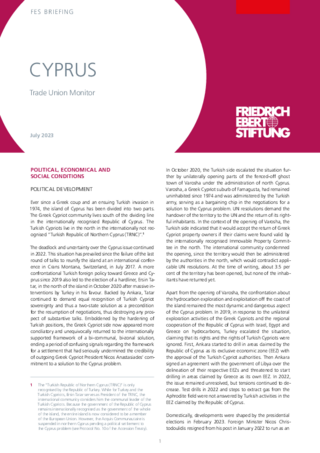 Cyprus : trade union monitor